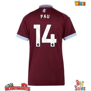Aston Villa Pau Torres #14 Replica Home Stadium Shirt for Women 2026-27 Short Sleeve
